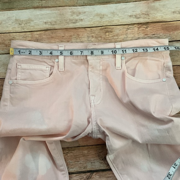 Big Star Distressed Pink Cropped Skinny Jeans - Picture 4 of 7